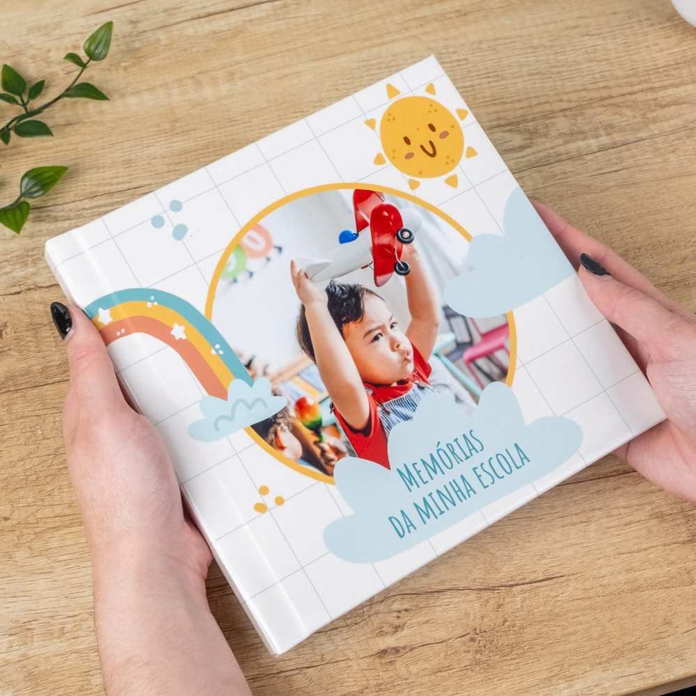 Álbum Flex Quadrado 20 x 20 cm inspiração 9