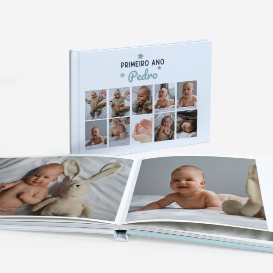 Álbum do Primeiro Ano do Bebé Verde 2